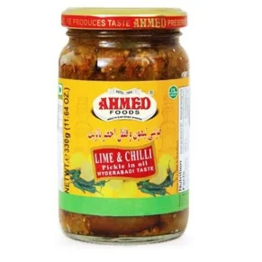 AHMED HYD LIME / CHILLI PICKLE 330G