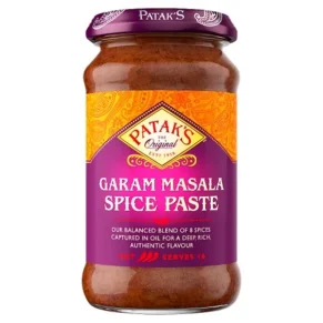 Pâte de curry indienne Garam masala très épicé 250ml de Patak's