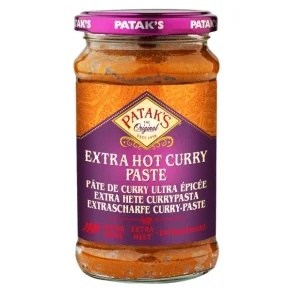Pâte de curry indien ultra épicée 250ml de Patak's