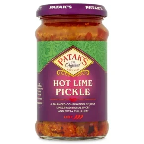 Pickles ou achars indiens au citron très épicé 250ml de Patak's