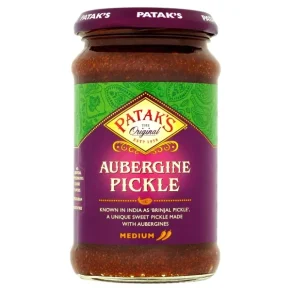 Pickles ou achar indien à l'aubergine épicé 250ml de Patak's