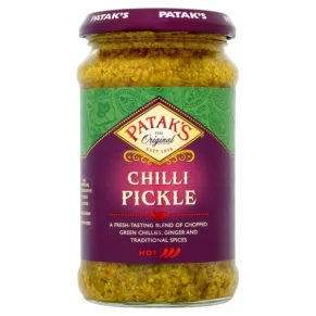 Pickles condiments indiens aux piments très épicé 250ml de Patak's